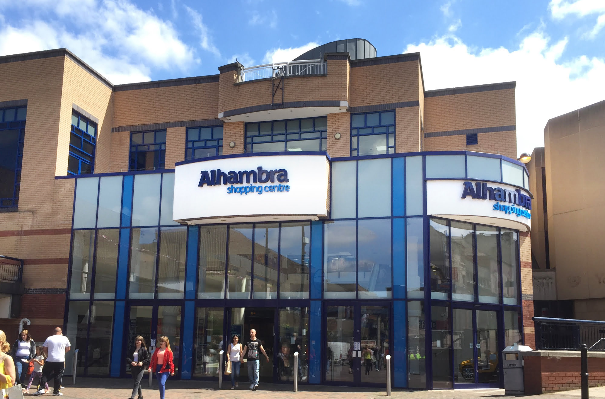 Front of Alhambra Shopping Centre